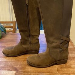 Teva Rowena High Leather Boots. Women’s Size 9