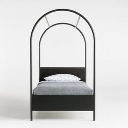 Twin Arched Bed Black Crate And Barrel