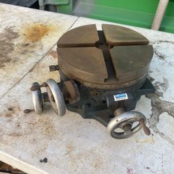 Palmgren 8” Rotary Table With X And Y Axis Made In USA