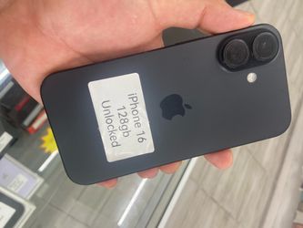 iPhone 16. Black color only.  Cash or $50 down w apple