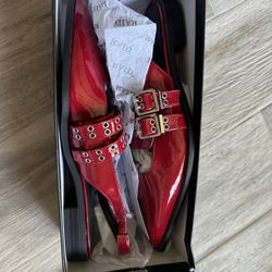 Red flats(wide) for sale