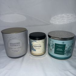 Christmas Candle Set