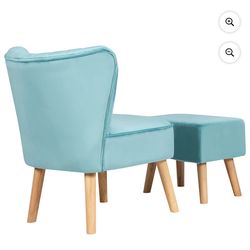 Chair and foot stool