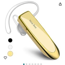New Bee Bluetooth Earpiece V5 Wireless Handsfree Headset 24 hrs driving with noise canceling mic 
