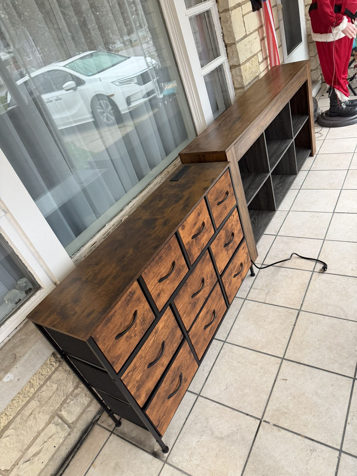 Dresser and Bookshelf