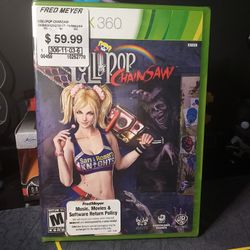 Lollipop Chainsaw Xbox 360 (Sealed)