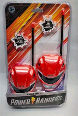 Mighty Morphin Red Power Ranger Walkie Talkies by Hasbro (NEW 2021)
