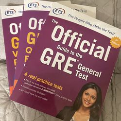 Official GRE ETS Power Pack general Quantitative Verbal Practice Test Questions Prep Books 