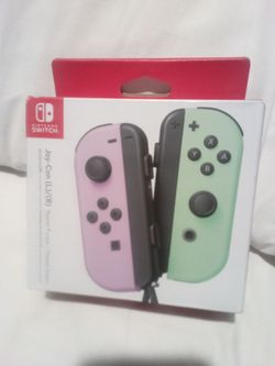 Nintendo Switch Joy-Con Pastel Purple and Green