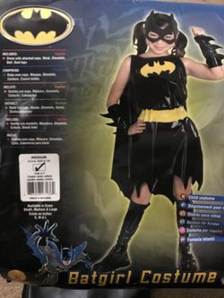 Batgirl Costume Medium Girl Size 8-10