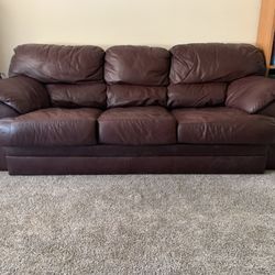 Leather Couch (or Set)