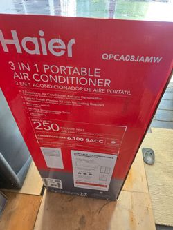 Haier 9000 BTU 3-in-1 Portable Air Conditioner for Small Rooms