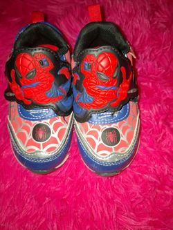 Little boys Spiderman shoes