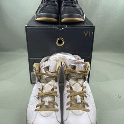 Jordan 6 & 7 Retro Golden Moment Pack Mens Shoe Size 10 GMP Gold 2012