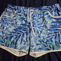 Women's Hawaiian Shorts XL 