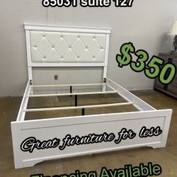 Queen Size Bed Frame White Brand New