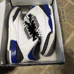 Nike air Jordan racer blue 3s size 10