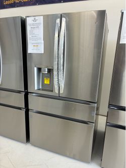 50% OFF/( THIS WEEK ONLY) 29cu.ft large capacity 4 door fridge with water dispenser and dual ice maker / pick ip TODAY
