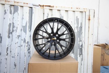 18 INCH SQUARED SET BBS STYLE WHEELS RIMS 18X8 +38 (5X114.3) CB: 73.1