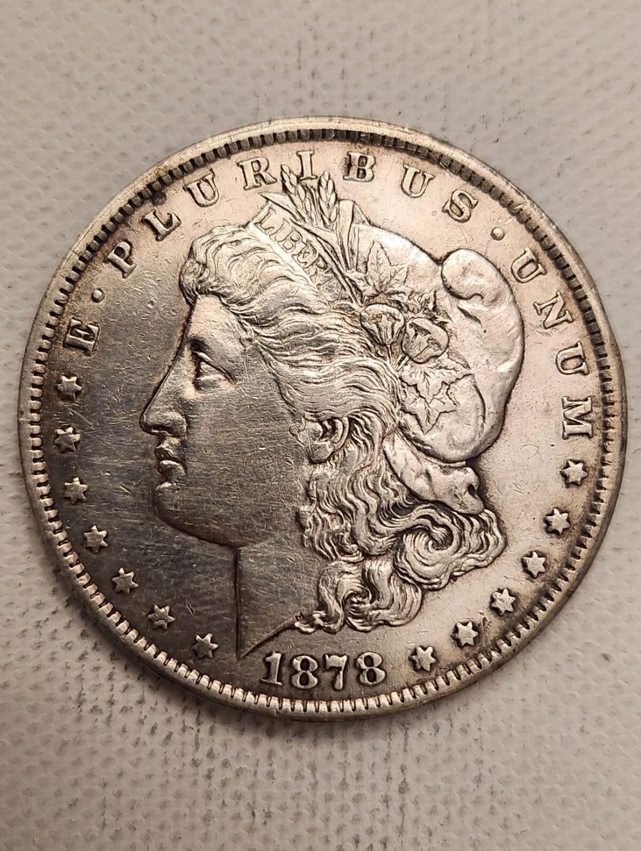 1878 CC MORGAN SILVER DOLLAR 