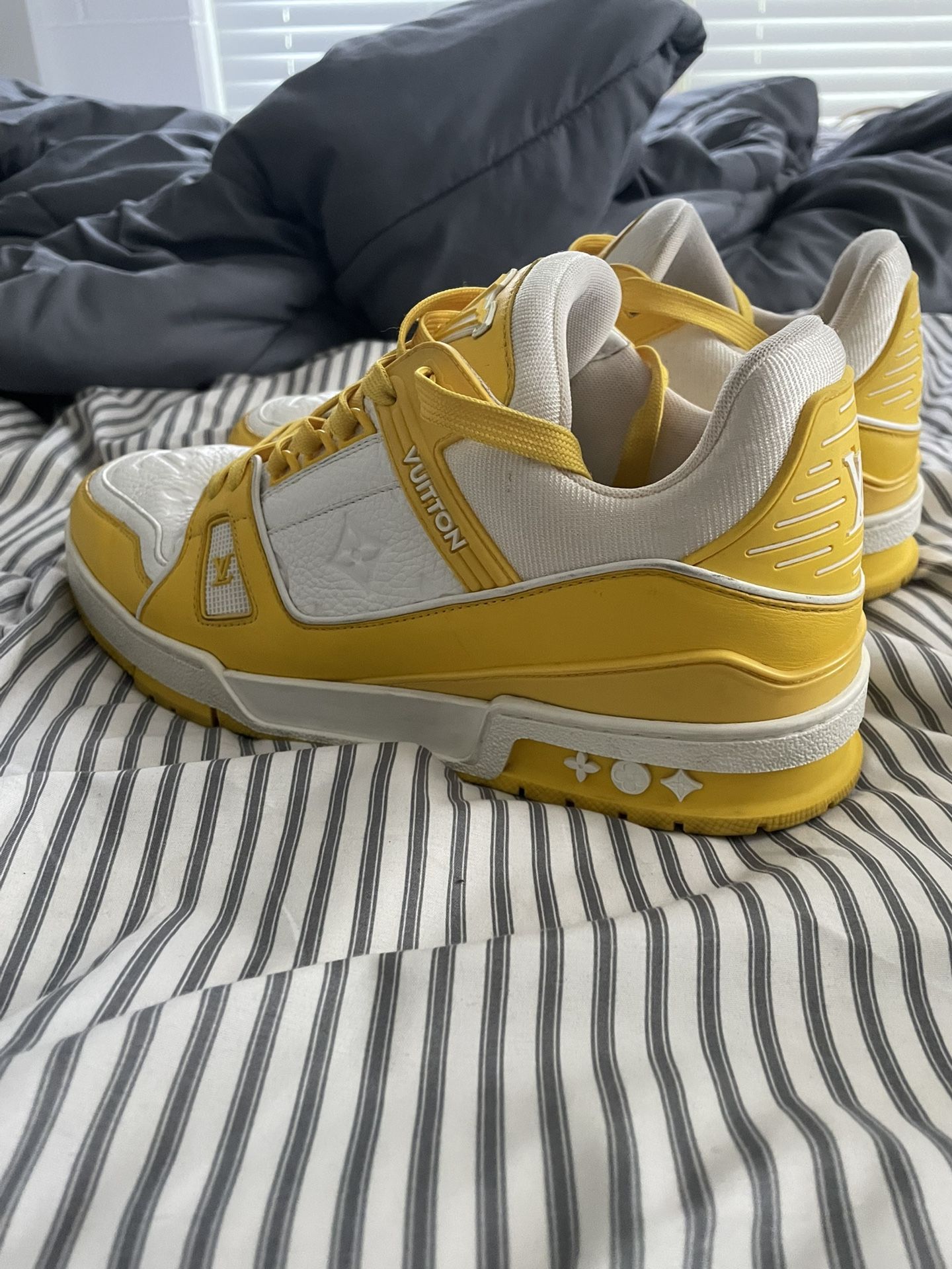 Louis Vuitton Yellow White Monogram