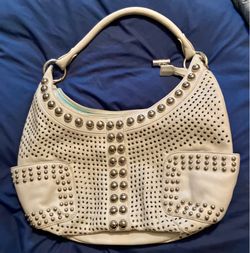 White handbag