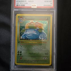 1999 POKEMON GAME #15 VENUSAUR-HOLO 1ST EDITION