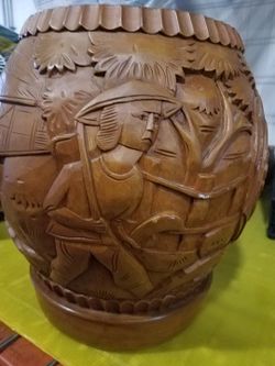 Hands Carb Wood base Is Indonesia 