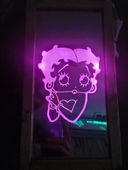 Betty Boop Etched Lighted Mirrors 