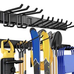 Heavy Duty Garage Storage Rack Wall Mounted Organizer Kit with Hooks