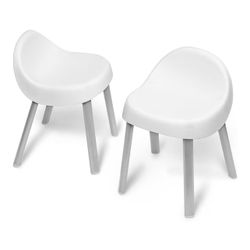 Skip Hop Toddler's Activity Chairs, Set of 2, Metal, White