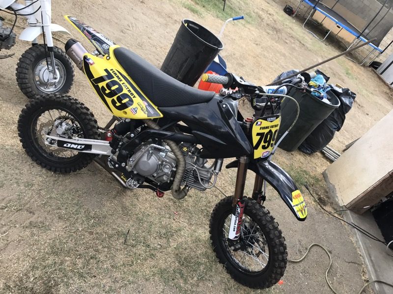 Pit bike trade for klx110 full mod