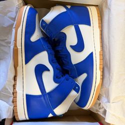 NEW Nike Dunk High Retro SE Racer Blue Gum Men’s 9.5 Women’s 11 FV6612-001