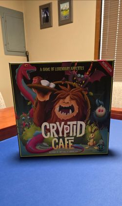 Cryptid Cafe Deluxe Edition Board Game Complete Kickstarter Upgraded Tokens