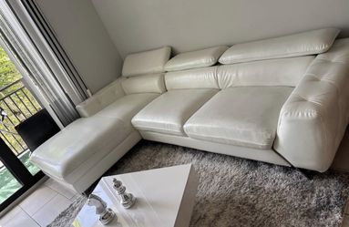 White Sofa Sectional . Price Including Delivery