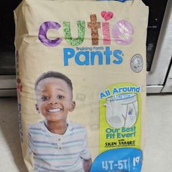 Cuties Training Pants for Boys Size: 4T-5T 38 Lbs. Plus, 19 Count Pkg Skip