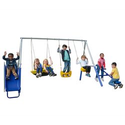 New in box Sportspower Taylor Galvanized Metal Swing Set