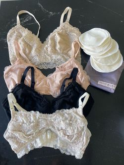 Organic nursing bras and pads
