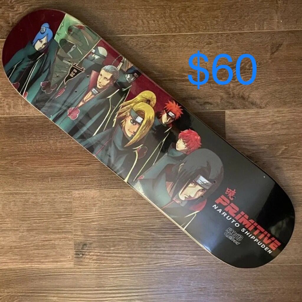Primitive Naruto Akatsuki Skate Deck