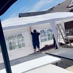 King Size 👑4 pack of tents 🎶 seats 130 people for 600 or 175 each new Tent Event Garden Party Wedding 10x20 ea with Removable Sidewall Windows 
