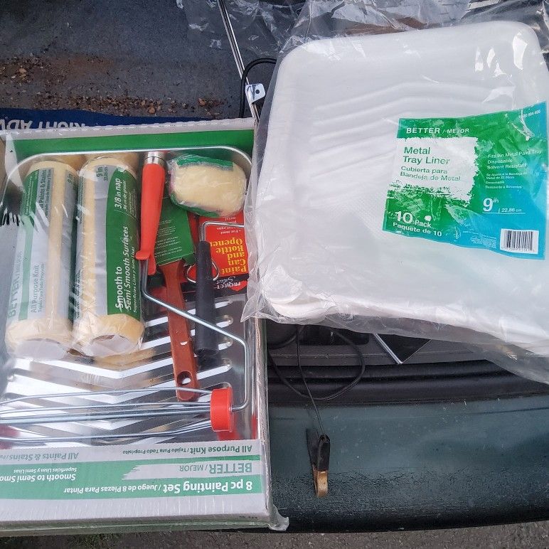 Set Of 8 painting kit plus 10 planting paintings tray kit, BRAND NEW , firm