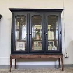 Black Hutch with Custom Base (Delivery Available)