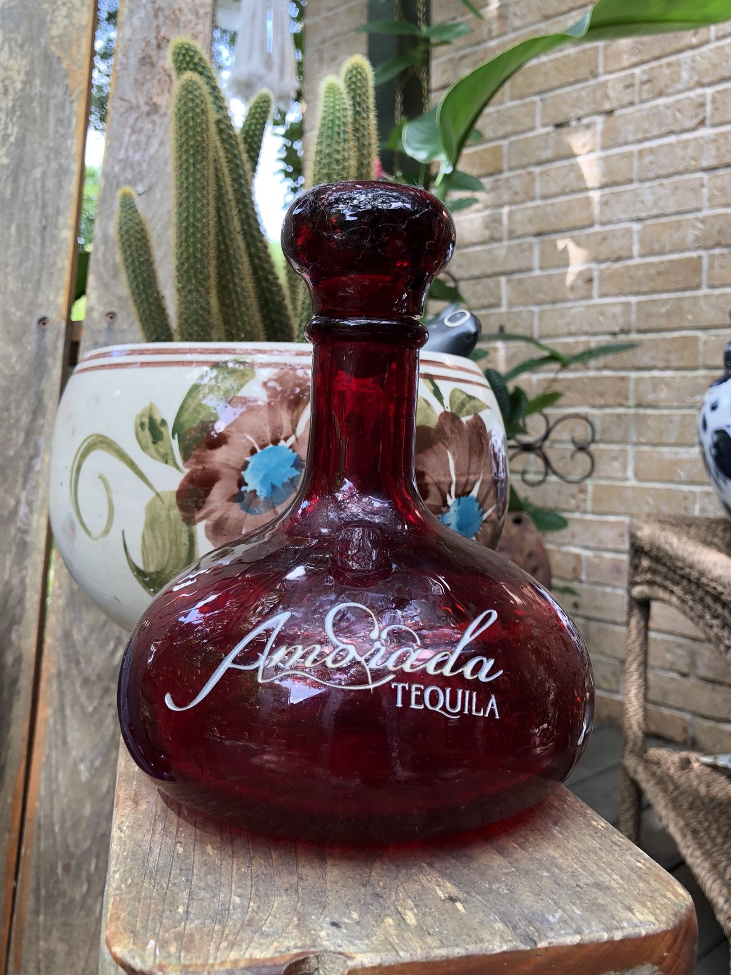 Amorada Tequila red Anejo bottle 750ml