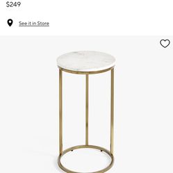 Delaney Oval Marble C Table 