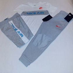 Nike Boys Toddler 3pc Jogger, Short & Tee Set- 4T 