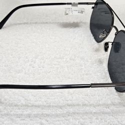 Tom Ford FT1249-K Shiny Gunmetal Smoke Aviator Sunglasses