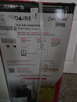 frigidaire portable ac 8000 btu still in box