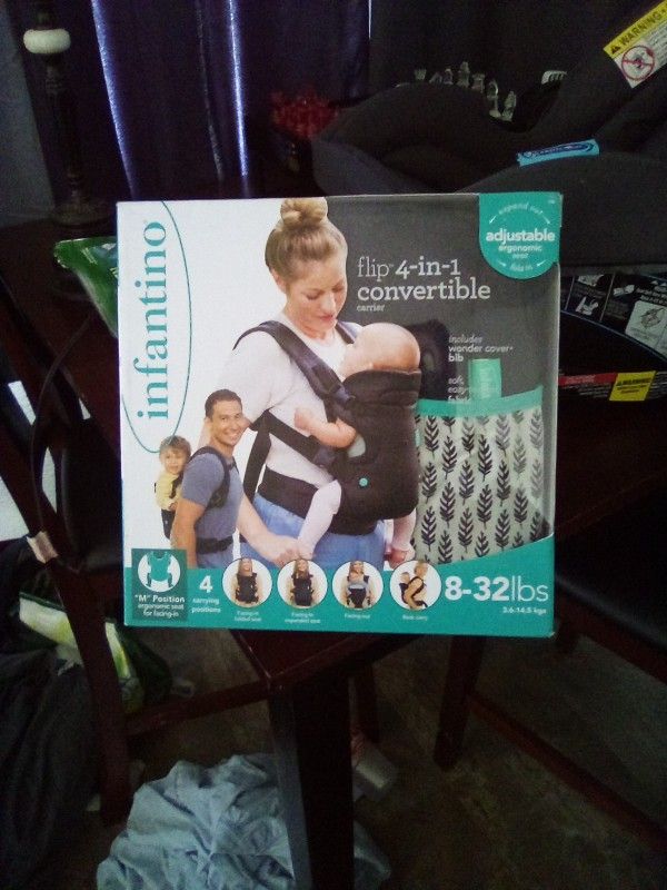 Infantino Flip 4 In 1 Baby Convertible Carrier 