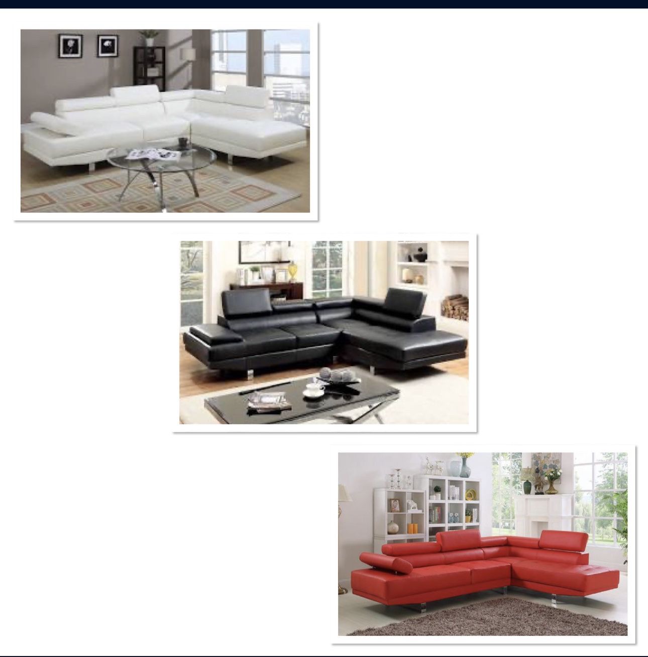 ‼️Black Friday Deals‼️ Sectionals Sofas Loveseats at WHOLESALE PRICES SHOP NOW PAY LATER.