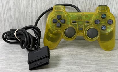 Mars Devices Transparent Yellow Controller Sony PlayStation 2 (A1G014571)